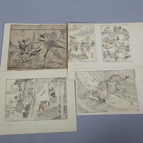 616 - Folder of 19th/20th century Japanese woodblock prints