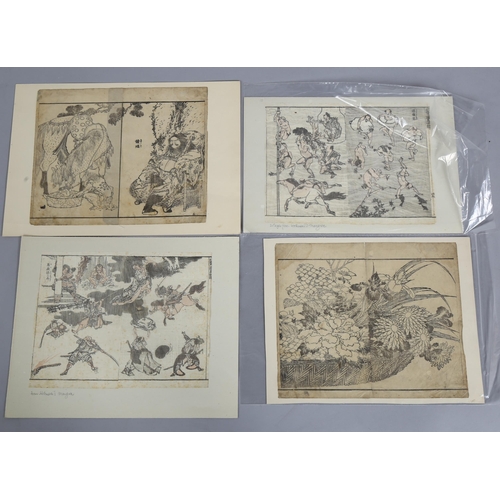 616 - Folder of 19th/20th century Japanese woodblock prints