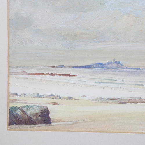 652 - J Simpson Spence, watercolour, shore scene, signed and dated 1941, 7