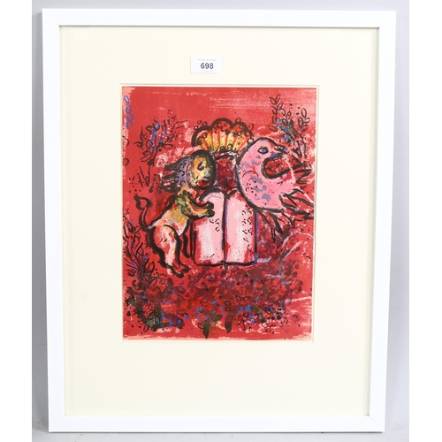 698 - Marc Chagall (1887 - 1985), frontispiece, original lithograph published 1962, Mourlot cat no. 365, 3... 