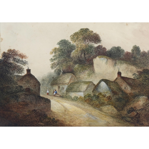 705 - George Nicholson (1787-1878), watercolour on paper, At Thorparch, near Wetherby Yorkshire 1820, sign... 