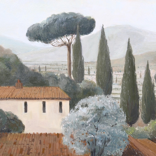 725 - Richard Wyndham Finch (1926-2011), oil on canvas, Italian Landscape, 29cm x 39 cm, signed verso, fra... 