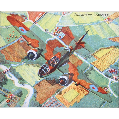 727 - James Gardner (1907-1995), lithograph on paper, The Bristol Beaufort, 17.5cm x 21.5cm, mounted, glaz... 