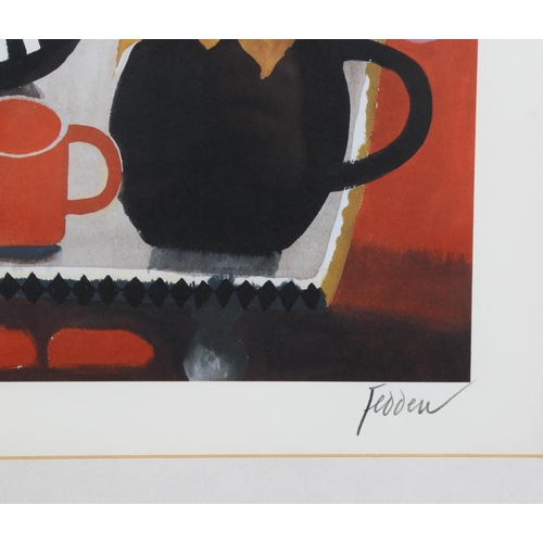 776 - Mary Fedden (1915 - 2012), colour print, the orange mug, 1996, signed in pencil, no. 228/550, image ... 