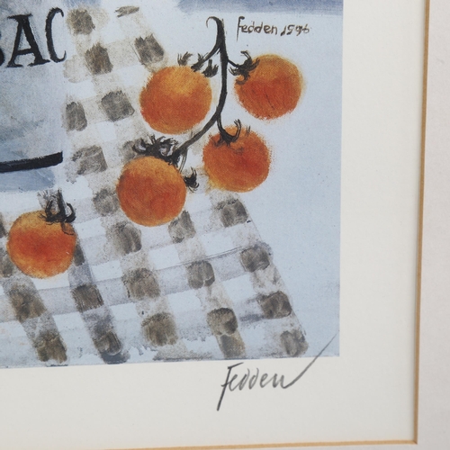 777 - Mary Fedden (1915 - 2012), colour print, the tabac jar, 1996, signed in pencil, no. 415/550, image 2... 