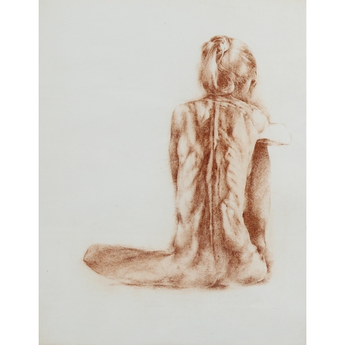 795 - Martin Aynscomb-Harris (born 1937), dancer, sepia etching, signed in pencil, artist's proof, plate 3... 