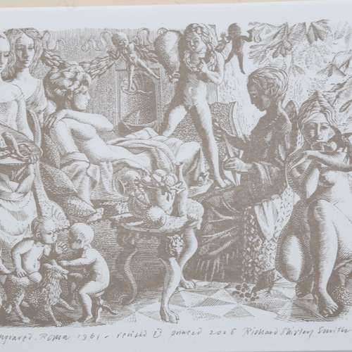 845 - Richard Shirley Smith, engraving, Roma, 1961/2006, no. 139/200, image 15cm x 20cm, mounted