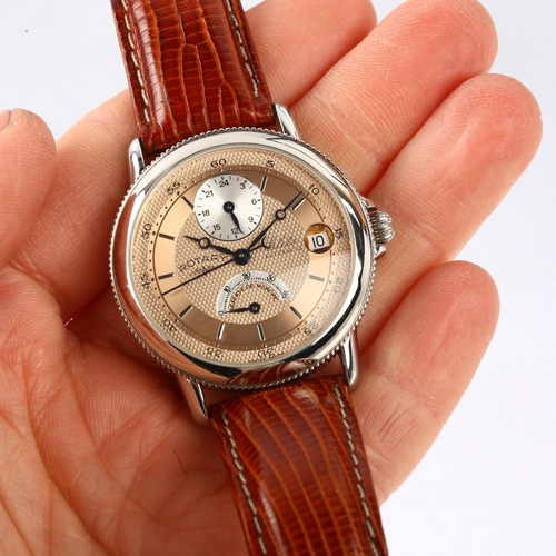 1042 - ROTARY - a stainless steel Elite automatic wristwatch, ref. 1.278.0.0.04, engine turned rose gilt di... 