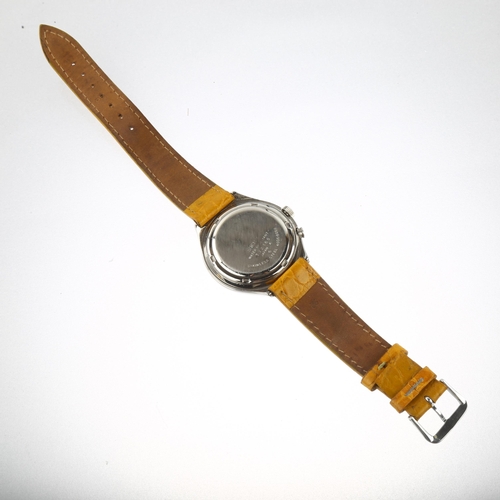 1047 - SEIKO 5 - a Vintage stainless steel Bell-Matic automatic calendar alarm wristwatch, ref. 4006-6060, ... 