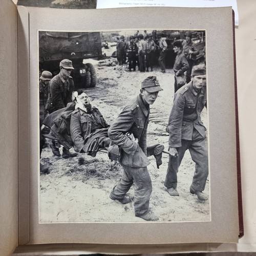 81 - An album of German Second World War military photographs