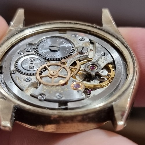 1001 - ROLEX - a 10K gold Oyster Precision mechanical wristwatch head, ref. 6022, circa 1952, silvered dial... 