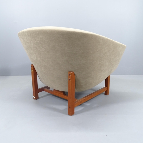 2259 - A mid-century Danish Corona lounge chair by Lennart Bender for Ulferts Mobler, recently re-upholster... 