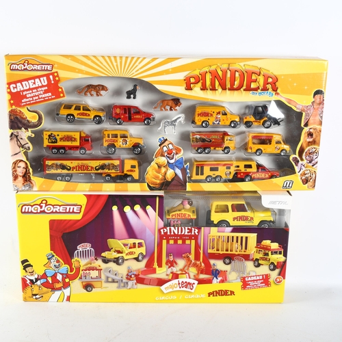 118 - PINDER, JEAN RICHARD, FRENCH CIRCUS - a group of boxed vehicles and associated items, including vari... 