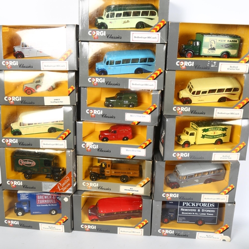 120 - CORGI CLASSICS - a group of boxed Corgi Classic diecast vehicles, including Bedford Type OV coach, B... 