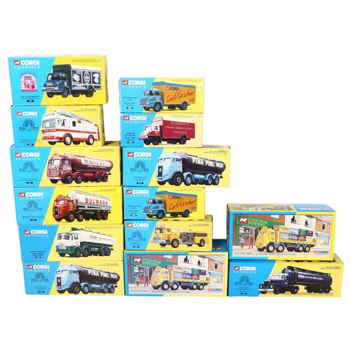 143 - CORGI CLASSICS - a group of boxed diecast vehicles, including set 30305 1997 Collector Club Thames T... 