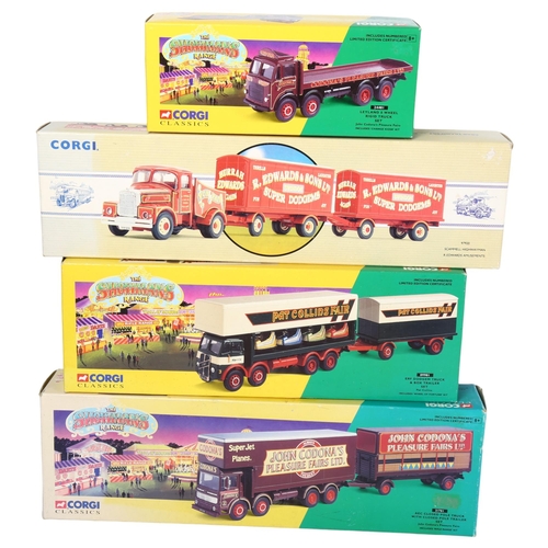 151 - CORGI - a group of boxed Corgi diecast vehicles, circus-related in nature, including set 09901 Pat C... 