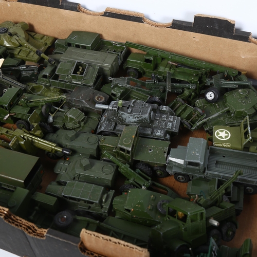 161 - DINKY TOYS - a large quantity of military-related diecast vehicles, both Dinky and Dinky Supertoys, ... 