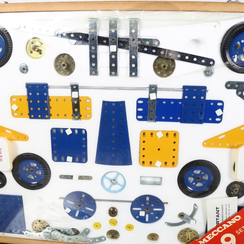 185 - MECCANO - a Vintage boxed and unopened Outfit no. 9, including complete contents in original polysty... 