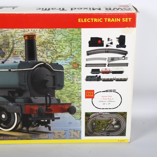 189 - HORNBY - GWR Mixed Traffic OO gauge electric train set, R1000, complete and in original box