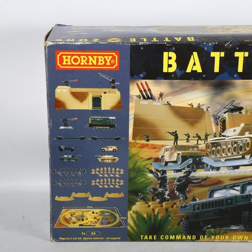 191 - HORNBY - Battle Zone OO gauge electric train set, complete and in original box