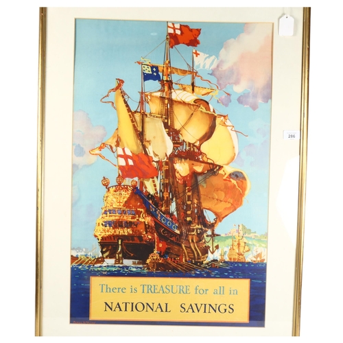 286 - An original National Savings Committee poster 