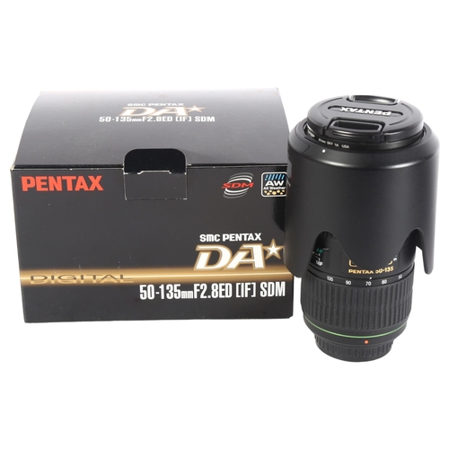 329 - A Pentax 50-135mm F2.8ED (works in manual focus but not in auto focus), boxed