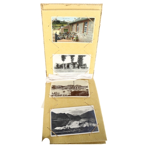 351 - A mixed postcard album, topographical etc