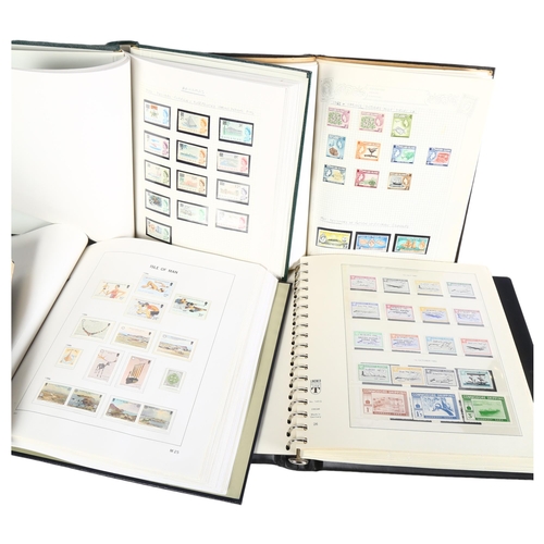 357 - 6 albums of world stamps, including Bahamas Barbados, Gambia etc