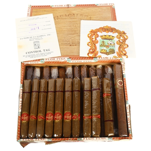 398 - A box of 13 Tabacalera Flor Fina Supreme cigars, and 10 Willem II cigars