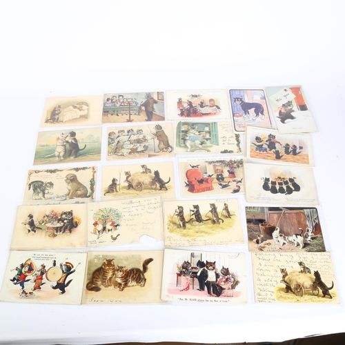 426 - A quantity of Vintage cats postcards, including Louis Wain examples