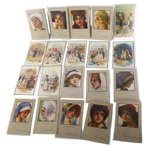 428 - A quantity of Vintage postcards, including Captain Nelson, early Suchard etc