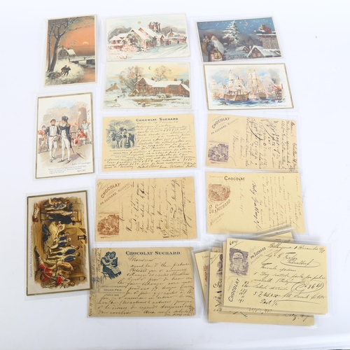 428 - A quantity of Vintage postcards, including Captain Nelson, early Suchard etc