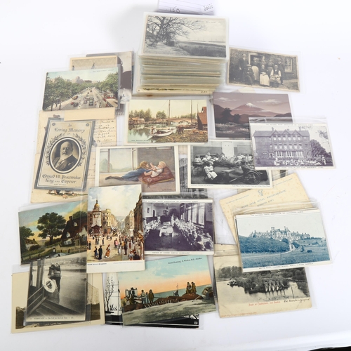 429 - 150 Vintage postcards, mostly topographical, including the National Waifs Association