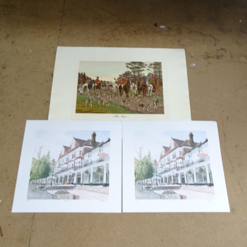 2875 - 3 limited edition artist's proof prints, including the meet full cry and the return home, all signed... 