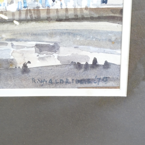 2891 - R W Aldridge, watercolour, Strand Quay, Rye, 1970, 28cm x 36cm, framed