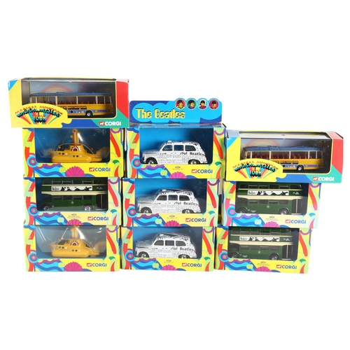 75 - CORGI - The Beatles, a quantity of Corgi Classic diecast The Beatles boxed vehicles, including model... 