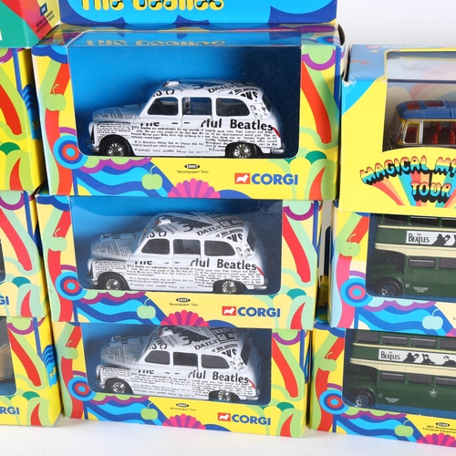 75 - CORGI - The Beatles, a quantity of Corgi Classic diecast The Beatles boxed vehicles, including model... 