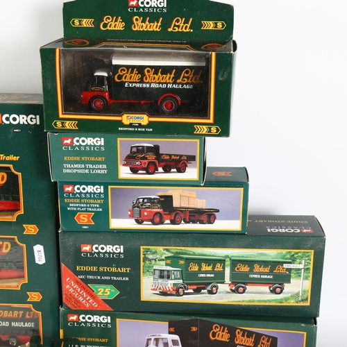 76 - CORGI CLASSICS, EDDIE STOBART - a quantity of Eddie Stobart related diecast vehicles, including set ... 