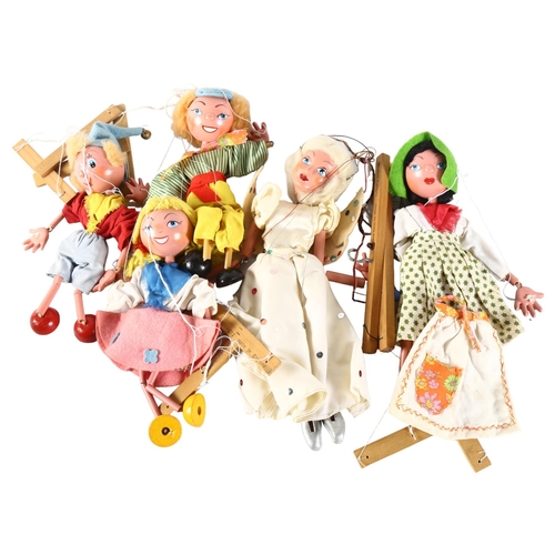 81 - PELHAM PUPPETS - a group of 5 loose puppets, including Noddy puppet, and fairy marionette, etc (5)