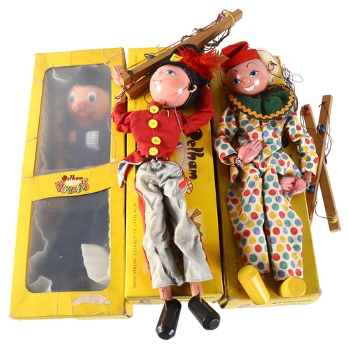 85 - PELHAM PUPPETS - a group of 6 boxed Pelham Puppets, including Pelham Policeman, Fritzi marionette, a... 