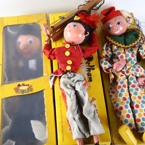 85 - PELHAM PUPPETS - a group of 6 boxed Pelham Puppets, including Pelham Policeman, Fritzi marionette, a... 