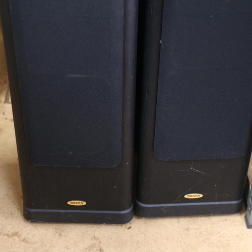 508 - TANNOY - a group of 4 Tannoy model no. 633 floor standing speakers, height 75cm, speaker serial nos.... 