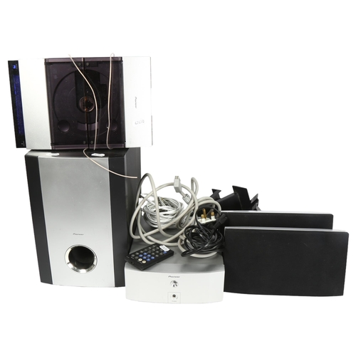 519 - PIONEER - a Hi-Fi system, amplifier and speakers, including model M.F10 amplifier, a pair of S-F10-L... 