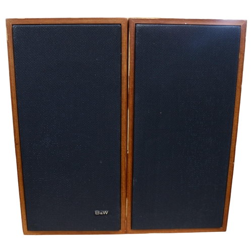 531 - A pair of boxed B&W D5 loud speakers, speaker height 46cm