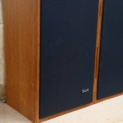 531 - A pair of boxed B&W D5 loud speakers, speaker height 46cm