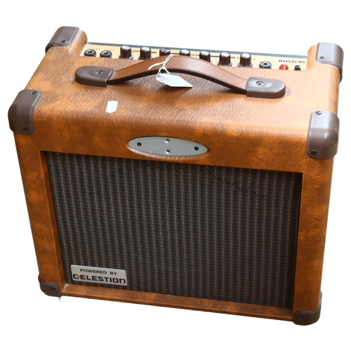 548 - KUSTOM - a KAA16 16 watt acoustic guitar amplifier, height 33cm, length 40cm, depth 21cm