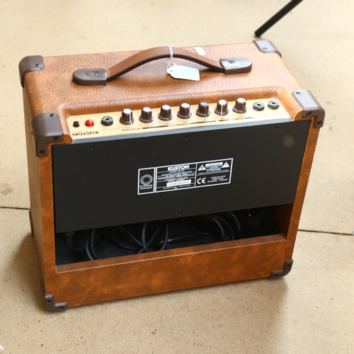 548 - KUSTOM - a KAA16 16 watt acoustic guitar amplifier, height 33cm, length 40cm, depth 21cm