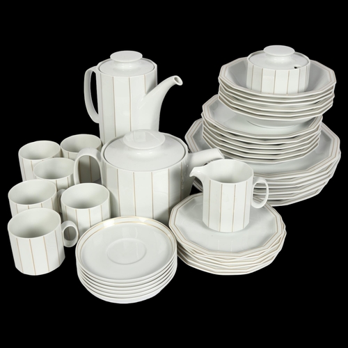 743 - Tapio Wirkkala for Rosenthal Studio Line, a six person Polygon service, 40 pieces