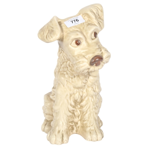 776 - A Sylvac beige Terrier, 1580, 28cm