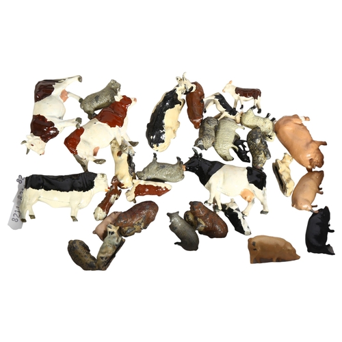 893 - A group of Britains painted lead farm animals